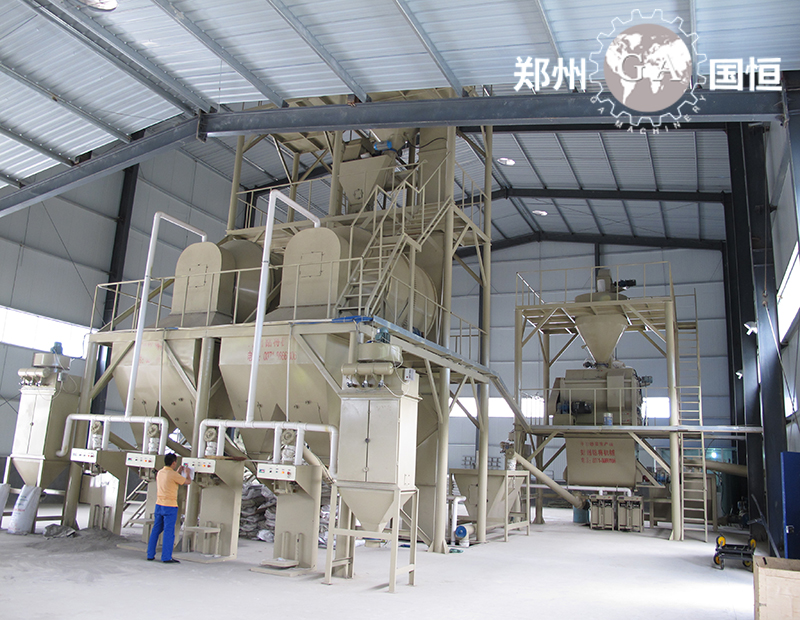 全自動保溫砂漿生產(chǎn)線 全自動保溫砂漿生產(chǎn)線