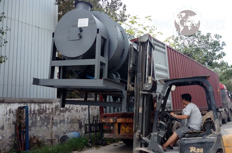 發(fā)往玻利維亞烘干機(jī)裝車(chē)